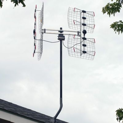 Image showing  Enhanced DB8e Multidirectional Bowtie Attic/Outdoor UHF Antenna