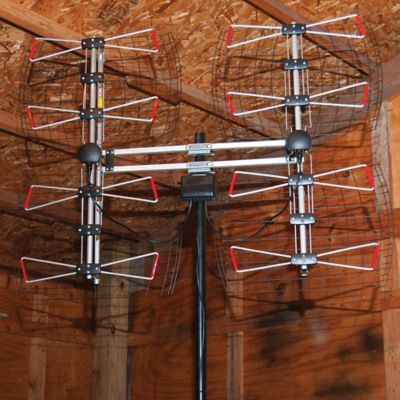 Image showing 5 th Antennas Direct Enhanced DB8e Multidirectional Bowtie Attic/Outdoor UHF Antenna