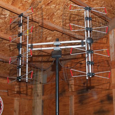 Image showing 6 th Antennas Direct Enhanced DB8e Multidirectional Bowtie Attic/Outdoor UHF Antenna