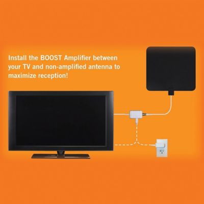 Image showing  Boost Ultra-Low-Noise TV Antenna Amplifier