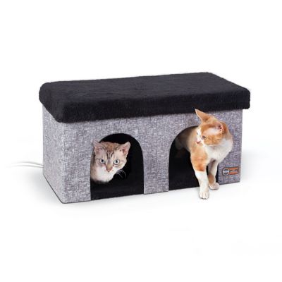 K&H Pet Products Thermo-Kitty Duplex Cat Home