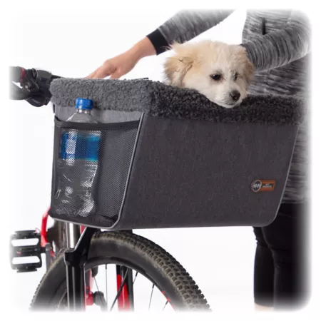 K&H Pet Products Bicycle Travel Basket Large Gray Pet Bicycle Trailers & Baskets