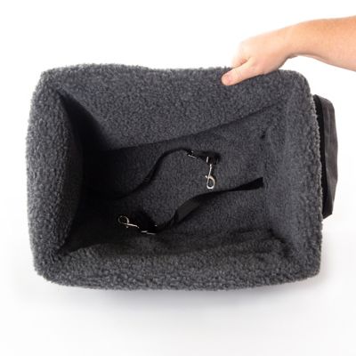 Image showing 9 th K&H Pet Products Travel Bike Pet Basket, Large, Gray