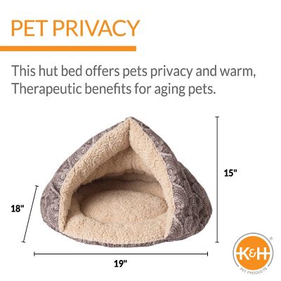 Image showing  Self-Warming Pet Hut Bed