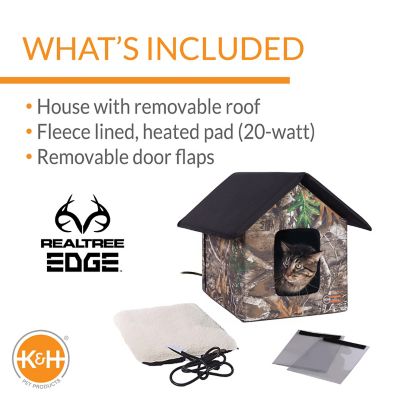 Image showing  Heated Outdoor Nylon Cat House