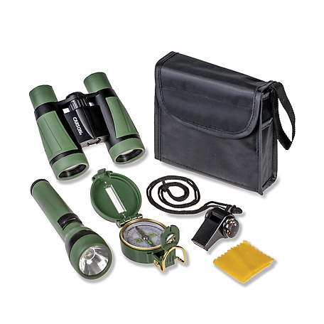 Carson Optical Kids' AdventurePak Survival Bag, Green/Black