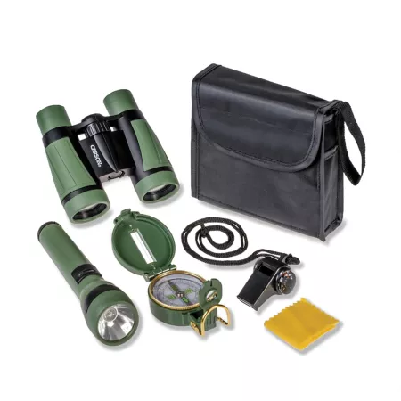 Carson Optical AdventurePak Survival Bag for Kids Green/Black Travel Accessories