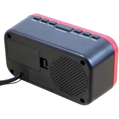 Image showing  AM/FM/NOAA Weather Band Clock Radio with Weather Alert