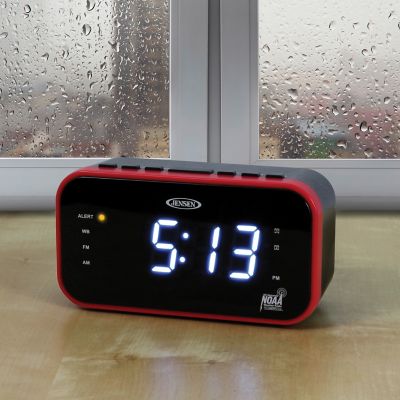 Image showing  AM/FM/NOAA Weather Band Clock Radio with Weather Alert