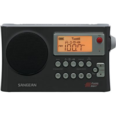 Sangean AM/FM/NOAA Weather Alert Portable Radio