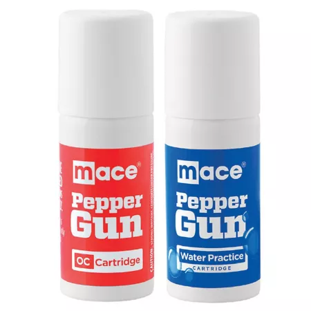 Mace OC Pepper and Drive Water Replacement Cartridge for Mace Brand Pepper Guns Bear Sprays & Personal Defense