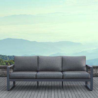Real Flame Baltic Sofa, Gray