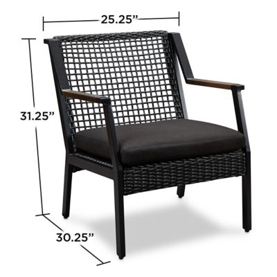 Image showing  Calvin Chair Set, Black, 2 pk.