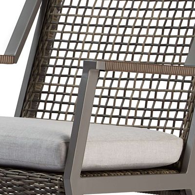 Image showing 7 th Real Flame Calvin Patio Chair Set, Gray, 2 pk.