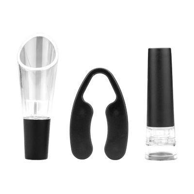Image showing  Electric Wine Bottle Opener with Foil Cutter, Vacuum Stopper, and Aerator Pourer