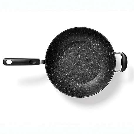 Starfrit 12.5 in. Non-Stick Wok with Helping Handle