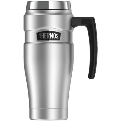 Thermos Guardian 40 Oz Hard Plastic Hydration Bottle with Spout in Espresso  Black