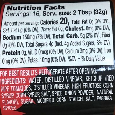 Image showing  Vinegar Sauce, 19 oz.