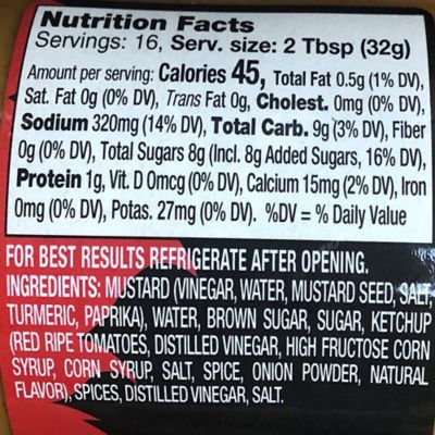 Image showing  Sweet Heat Mustard Sauce, 19 oz.