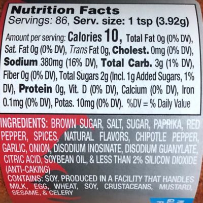 Image showing  Original Meat Rub, 12 oz.