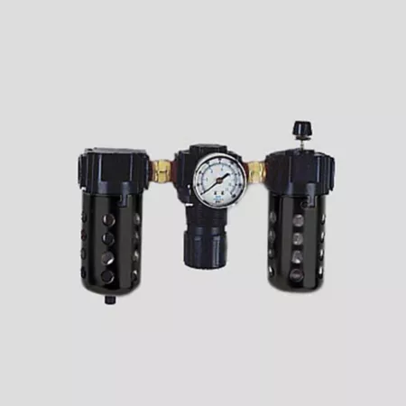 Arrow 1/4 in Filter Regulator and Lubricator Combo Unit to Remove Water and Compressed Air Debris Water Filters