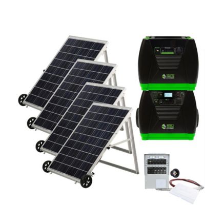 Nature's Generator 3,600/2,800-Watt Solar Powered Platinum Elite PE Generator System