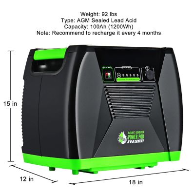 Image showing  3,600/2,800-Watt Solar Powered Elite Platinum Generator System