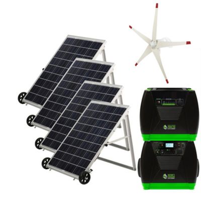 Nature's Generator 3,600/2,800-Watt Solar Powered Generator Platinum Elite WE Generator System