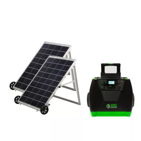 Nature's Generator Elite Gold 3 600/2 800 Watt Solar Powered Generator System Solar Generators