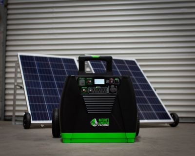 Image showing  3,600/2,800-Watt Solar Powered Elite Gold Generator System