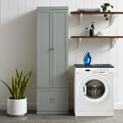 Image showing  74 in. H 2-Shelf Harper Convertible Pantry Closet