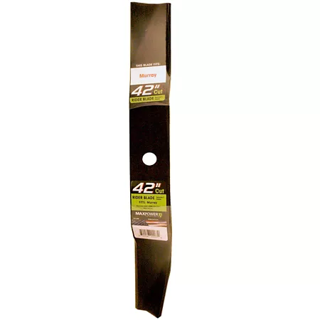 MaxPower high lift mower blade for 42 in cut Murray mowers Replaces OEM numbers 92418E701 095101E701 and 92418 Mower Blades