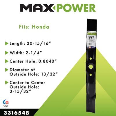 Image showing  21 in. High-Lift Lawn Mower Blade for Honda Walk-Behind Mowers