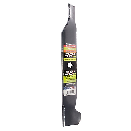 MaxPower Mower Blade for 38 in. Craftsman, Husqvarna, Poulan Mowers, OEM #'s  127842, 138497, 532138497, 532127842, 331715S at Tractor Supply Co.