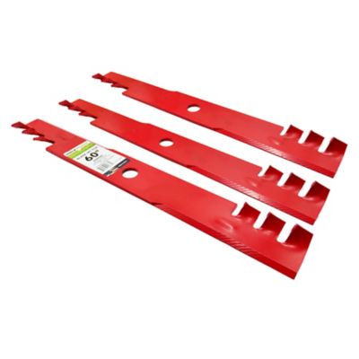Image showing  60 in. Commercial Mulching Lawn Mower Blades for Exmark and Windsor Mowers, 3 pk.
