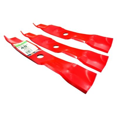 Image showing  48 in. Mulching Lawn Mower Blades for Many Exmark Mowers, Replaces OEM 103-6391, 103-6391-S and 50-1936, 3 pk.