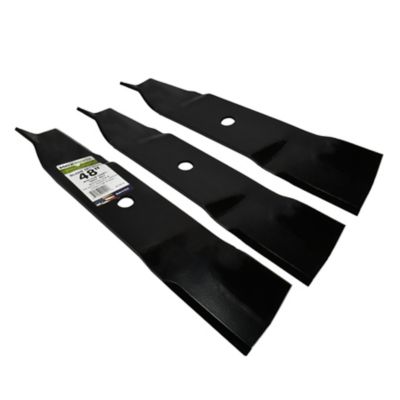 Image showing  48 in. High-Lift Lawn Mower Blades for MTD, Cub Cadet and Troy-Bilt Mowers, 3-Pack