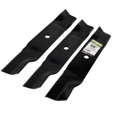 Image showing 5 th MaxPower 48 in. High-Lift Lawn Mower Blades for MTD, Cub Cadet and Troy-Bilt Mowers, 3 pk.