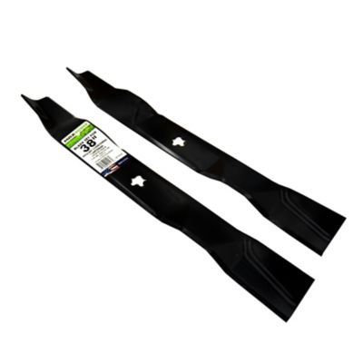 Image showing  38 in. Mulching Lawn Mower Blades for Many Craftsman, Husqvarna and Poulan Mowers, Replaces OEM 532134148, 2 pk.