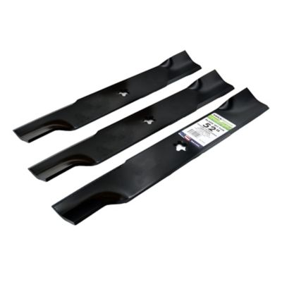 Image showing 5 th MaxPower 52 in. Lawn Mower Blades for Craftsman, Husqvarna and Poulan Mowers, Replaces OEM 112079 and 539-112079, 3 pk.