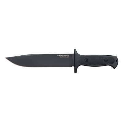 Cold Steel 8 in. Drop Forged Survivalist Knife, Black, CS-36MH