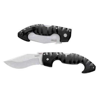 Image showing  1.5 in. Spartan Folding Knife, Silver/Black