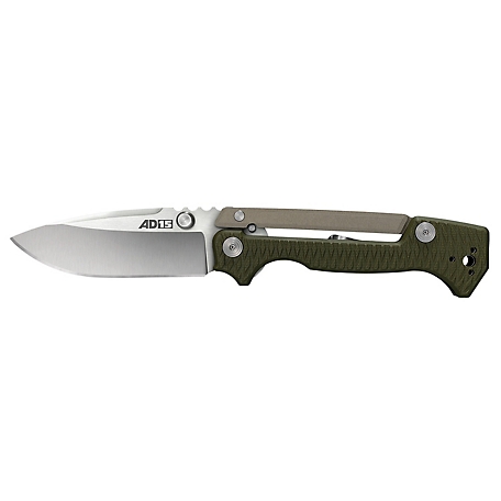 Cold Steel 3.5 in. AD-15 Tactical Folding Knife, Silver/Black