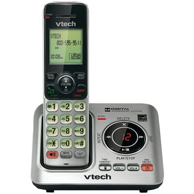 VTech DECT 6.0 Expandable Speakerphone with Caller ID and Call Waiting, Single-Handset System