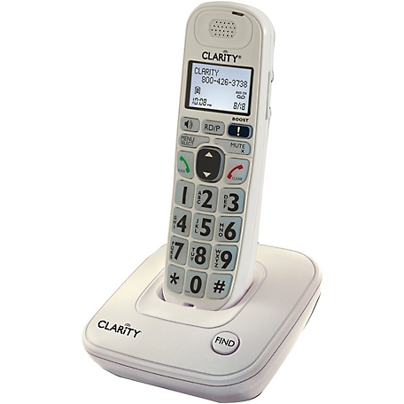 Clarity Products DECT 6.0 D702 Amplified Cordless Phone, Single-Handset System