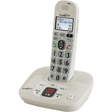 Clarity Products DECT 6.0 D712 Amplified Cordless Phone with Digital Answering System