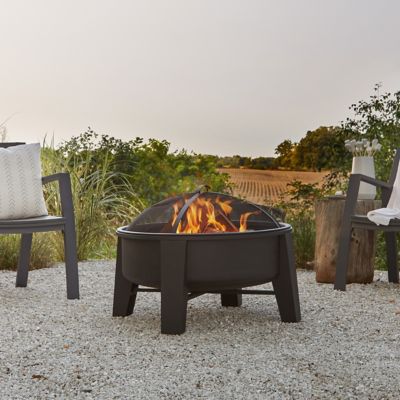 Real Flame Forsyth Wood-Burning Fire Pit