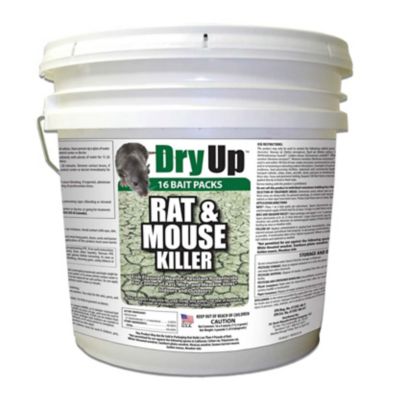 Harris 4 oz. Dry-Up Mouse and Rat Killer, 16-Pack