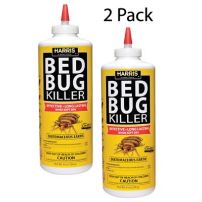 Harris 8 oz. Bed Bug Killer with Diatomaceous Earth, 2 pk.