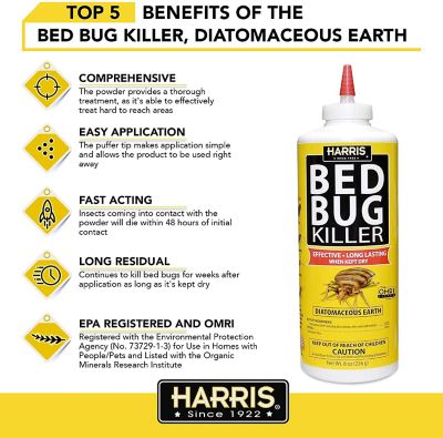 Image showing  8 oz. Bed Bug Killer with Diatomaceous Earth, 2-Pack